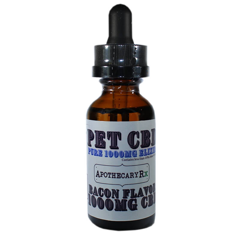 Apothecary RX CBD Pet Tincture Bacon Flavored 1000mg