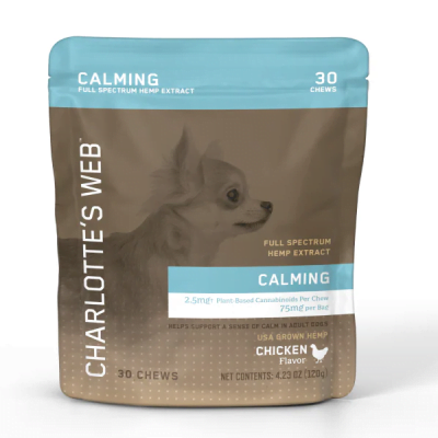 Calming Chews for Dogs Charlottes Web 30 count