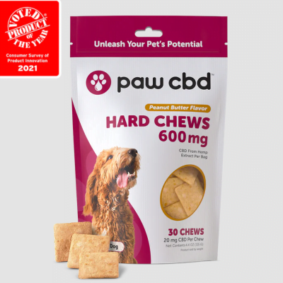 CBD Dog Hard Chews Peanut Butter for Dogs 600mg