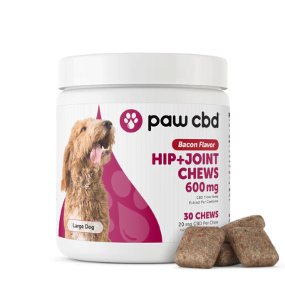 Bacon Canine Hip+Joint Chews CBD for dogs