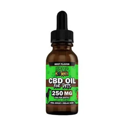 Hemp Bombs CBD oil for pets beef flavor 250mg