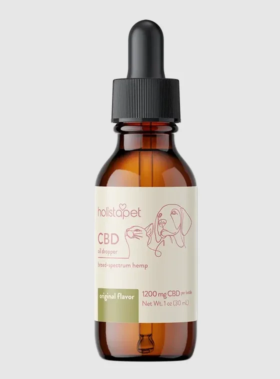 Original Flavored CBD Oil for Cats and Dogs Holistapet 1200mg