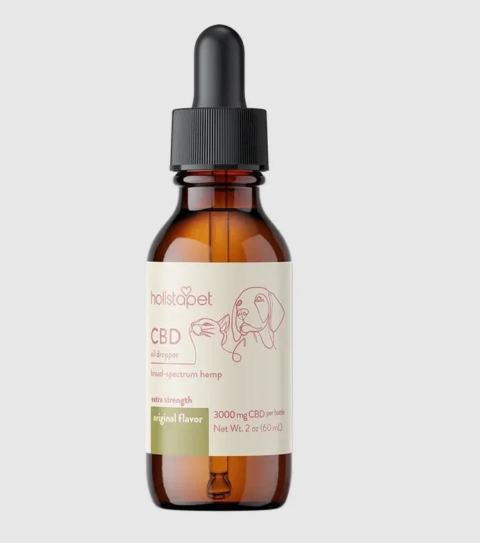Original Flavored CBD Oil for Cats and Dogs Holistapet 3000mg