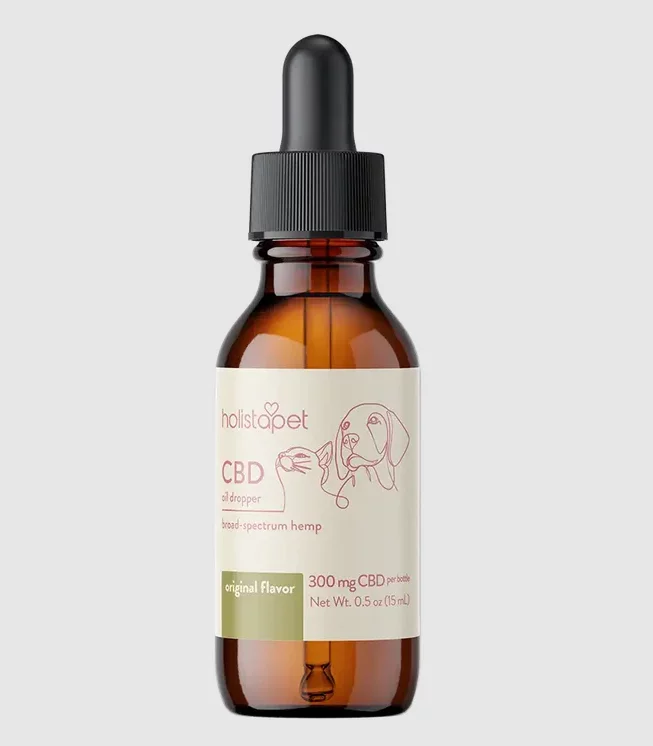 Original Flavored CBD Oil for Cats and Dogs Holistapet 300mg