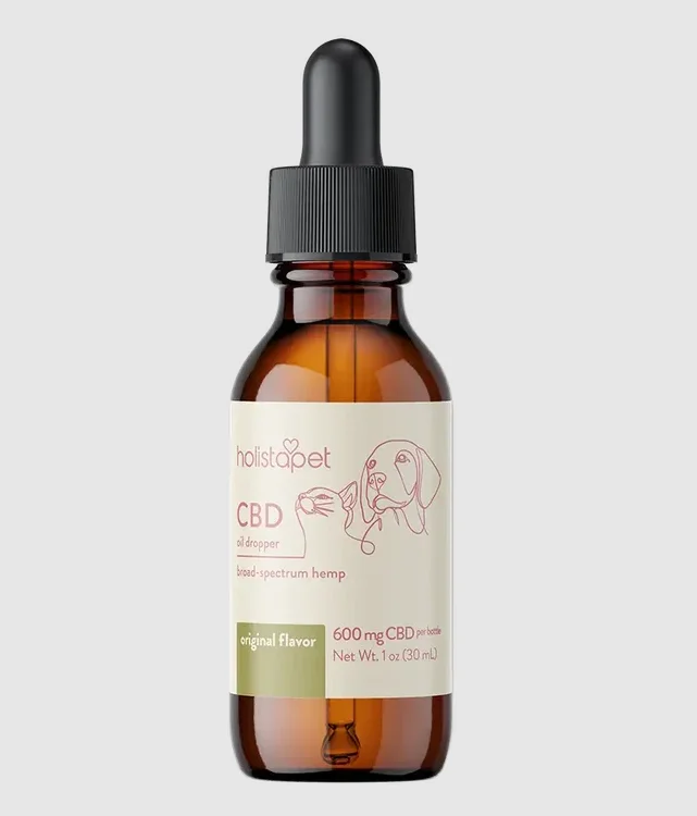 Original Flavored CBD Oil for Cats and Dogs Holistapet 600mg