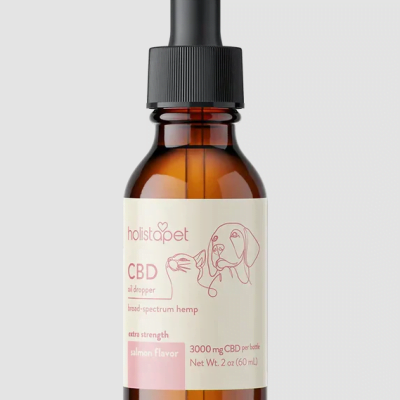 Salmon Flavored CBD Oil For Cats Holistapet 3000mg