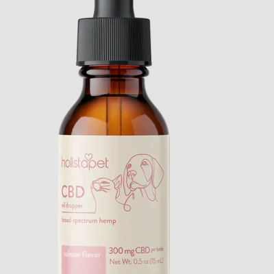 Salmon Flavored CBD Oil For Cats Holistapet 300mg