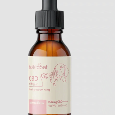 Salmon Flavored CBD Oil For Cats Holistapet 600mg
