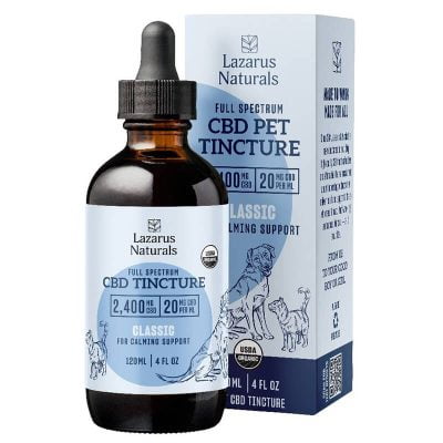 Lazarus Naturals CBD Tincture Classic Calming 2400mg