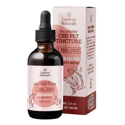 Lazarus Naturals CBD Pet Tincture Wild Salmon Joint 1200mg
