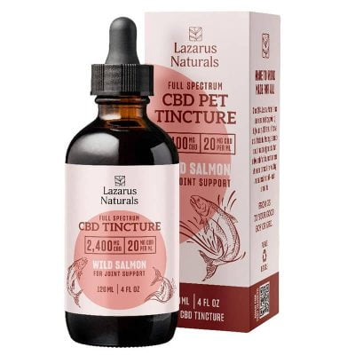 Lazarus Naturals CBD Pet Tincture Wild Salmon Joint 2400mg