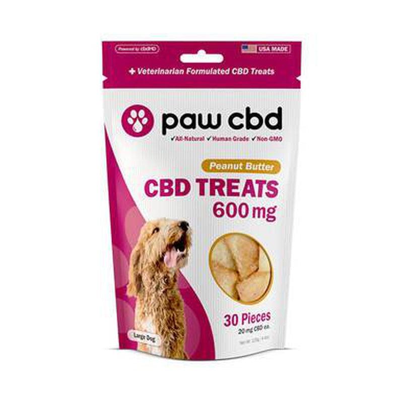Paw CBD Peanut Butter CBD Treats 600mg