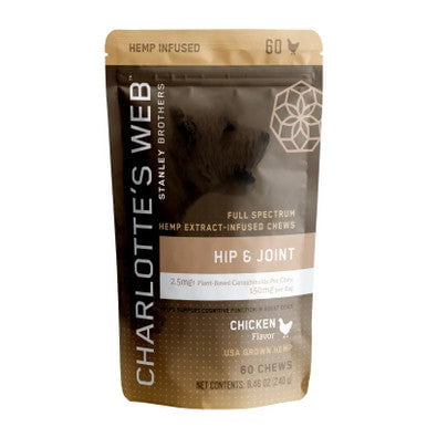 charlottes web CBD hip and joint pet chews chicken 150mg