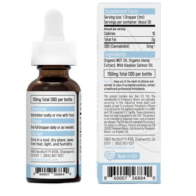 penelopes bloom CBD pet cat tincture 150mg