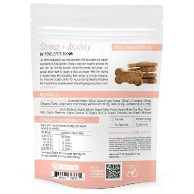 Penelope's bloom CBD pet stress anxiety treats