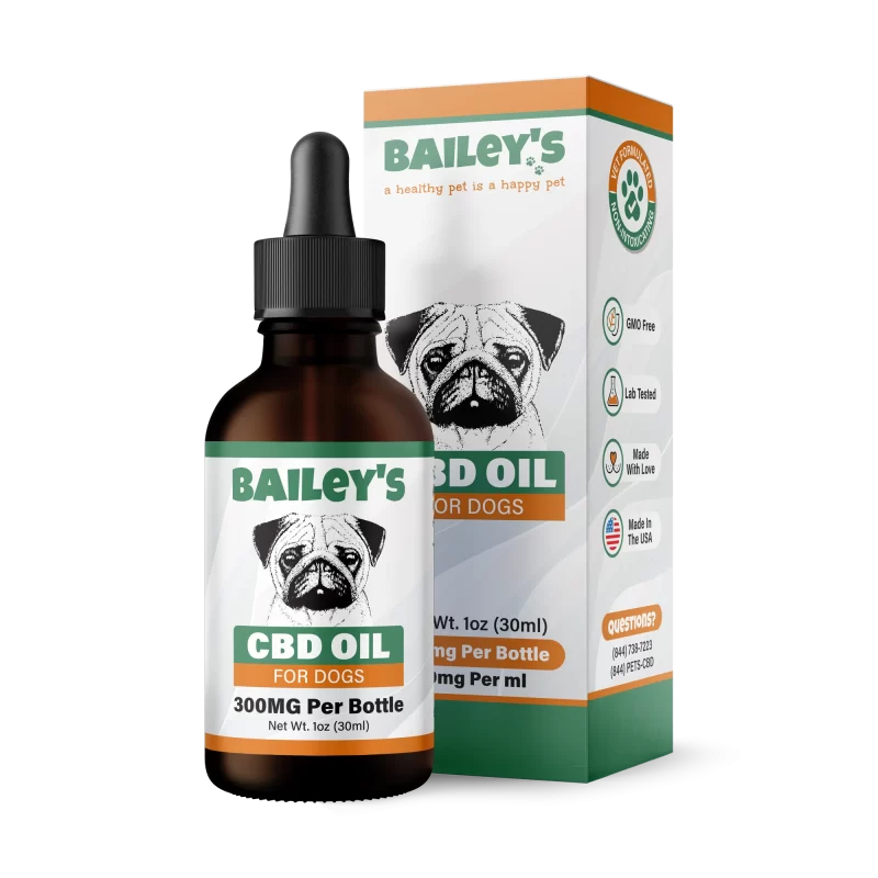 Bailey's 300MG CBD Oil For Dogs