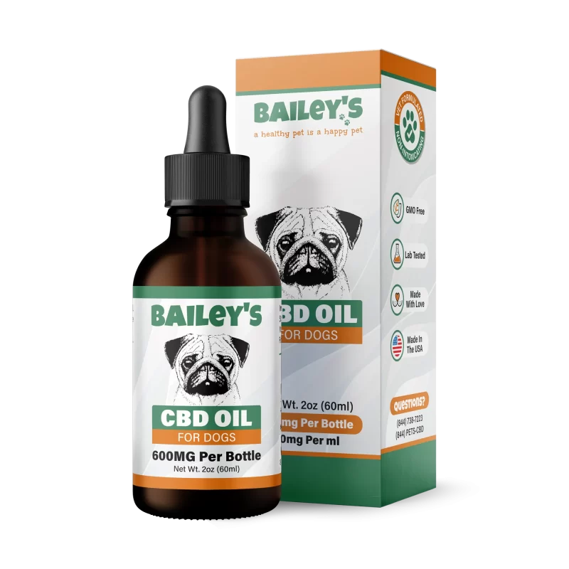 Bailey's 600MG CBD Oil For Dogs