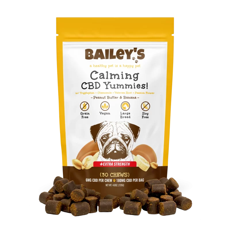 Calming CBD Yummies! Extra Strength Large Breed - 30 Count Bag