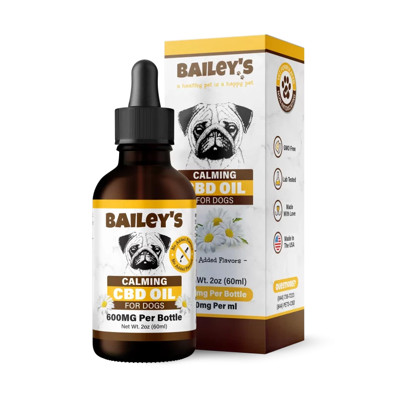 Calming CBD Oil For Dogs - 60ml Bottle
