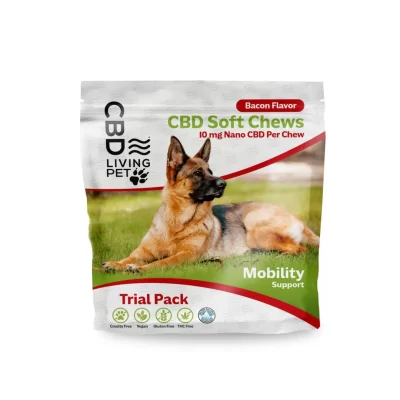 CBD soft chews bacon flavor CBD living