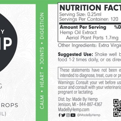 MBH CBD cat tincture